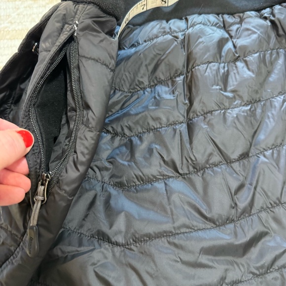 Black Quilted Down Puffer Ski MiniSkirt small - Picture 5 of 10